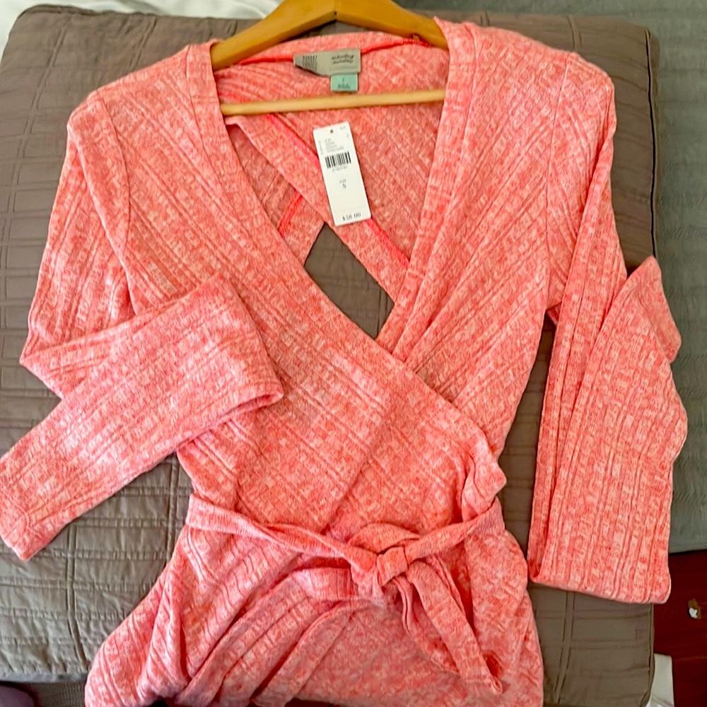 Anthro open back top